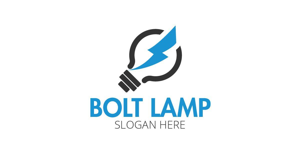 Lamp Logo - Bolt Lamp Logo Design Template – MakiPlace