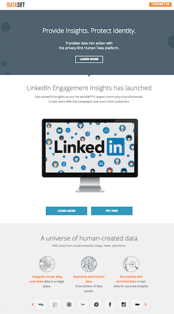 DataSift Logo - Lorenzo Alberton - Portfolio - DataSift