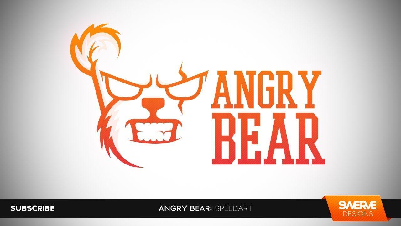 Swerve Logo - Swerve™ Graphic designer: Speedart. Angry Bear Logo Design Illustration