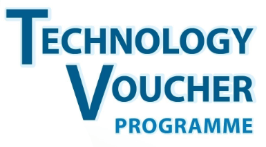 TVP Logo - Technology Voucher Programme 科技券計劃. Mshop App. 全功能網上商店