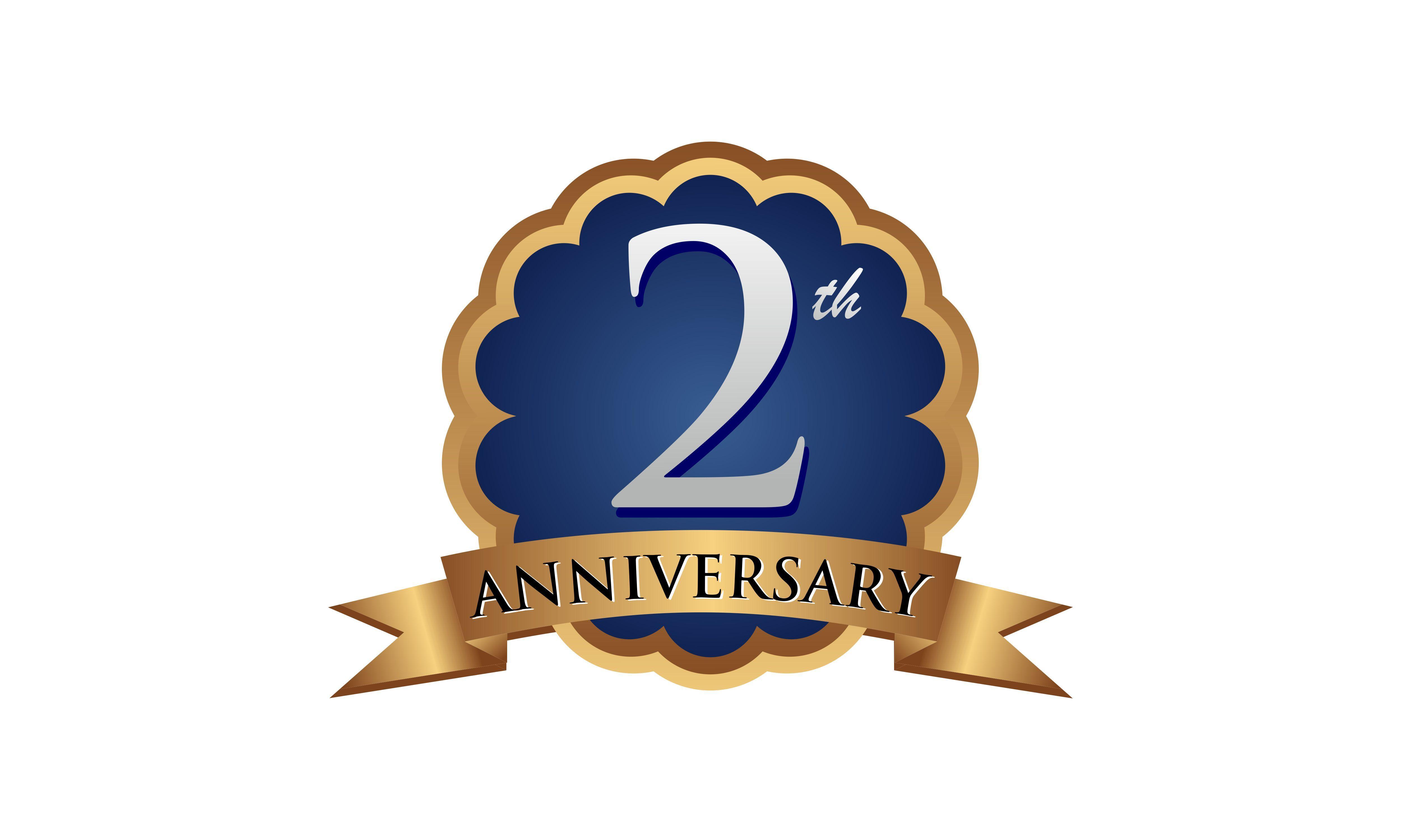 2nd Logo - 2nd Anniversary emblem logo