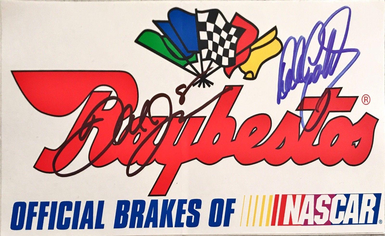 Raybestos Logo - Dale Earnhardt Sr & Dale Earnhardt Jr Dual Signed Raybestos Brakes 4x8  Sticker