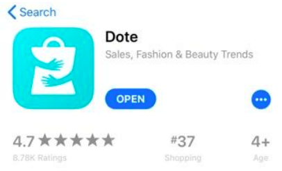 Dote Logo - New App Alert- Dote