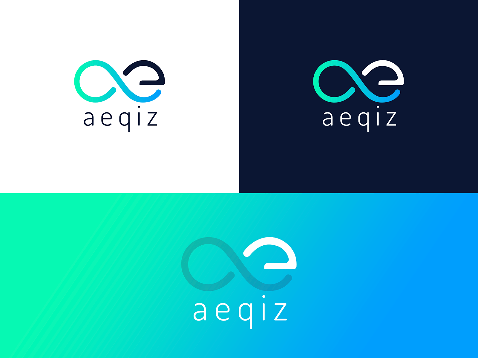 2nd Logo - aeqiz logo design concept 2 by Sarvottam Ghosh on Dribbble
