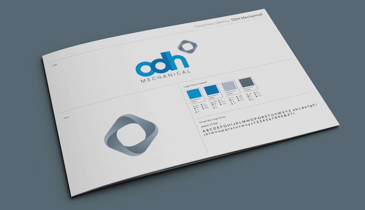 ODH Logo - ODH Mechanical Design, Branding, Business Cards House