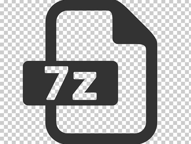 7-Zip Logo - 7 Zip 7z Computer Icon PNG, Clipart, 7zip, Area, Black And White