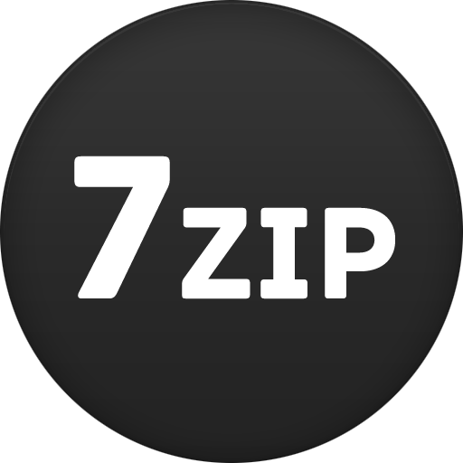 7-Zip Logo - 7zip Icon Free of Circle Addon 1 Icon