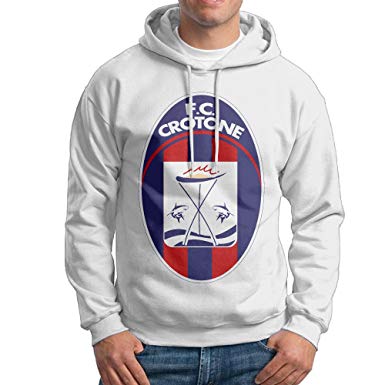 Crotone Logo - Man F.C. Crotone Logo Personalized Regular 100% Cotton Hoodie