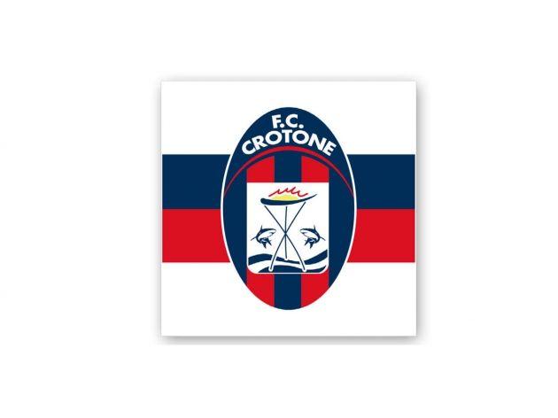 Crotone Logo - BANDIERA QUADRATA CROTONE 140 X 140 cm