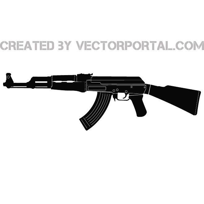 AK-47 Logo - AK 47 FREE VECTOR Vector Image In AI And EPS Format