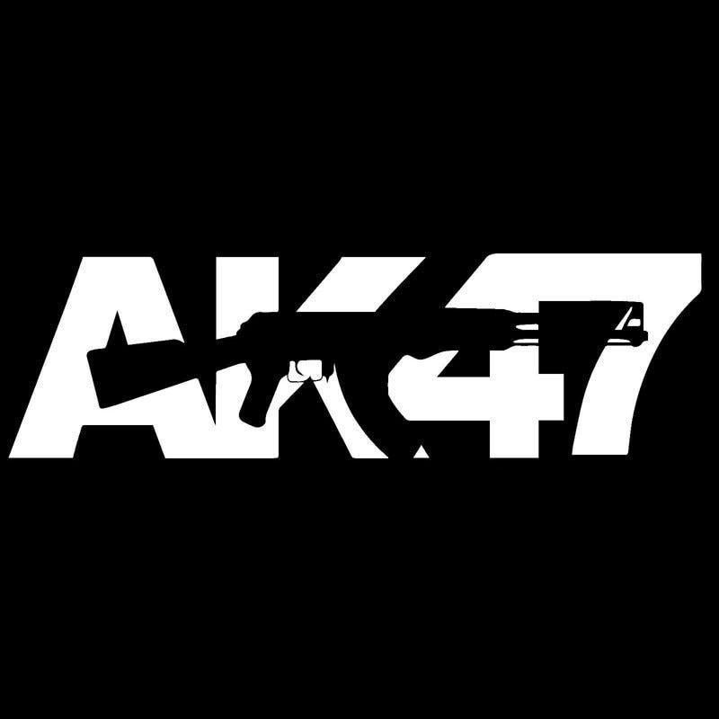 AK-47 Logo - US $2.99 |Explosive paragraph selling AK 47 car stickers arms E family car  stickers field military gun lovers car stickers-in Car Stickers from ...