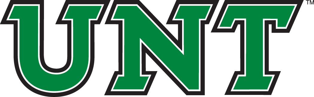 UNT Logo - North Texas Mean Green Wordmark Logo Division I (n R) (NCAA