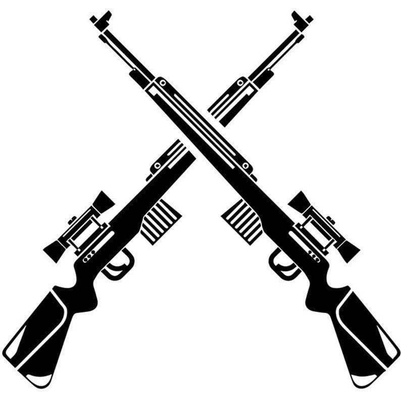 AK-47 Logo - Machine Gun Logo #6 Target Magazine Automatic Weapon AK-47 Rifle Armed War  Fight Shoot Arm Military Logo .SVG .EPS Vector Cricut Cut Cutting