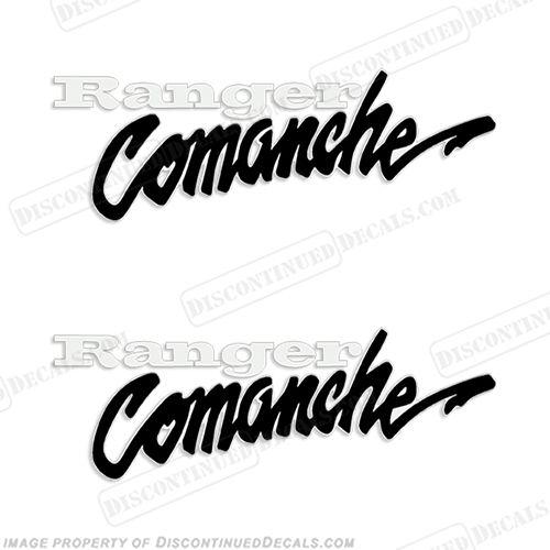 Comanche Logo - Ranger Comanche Logo Decals (Set of 2)