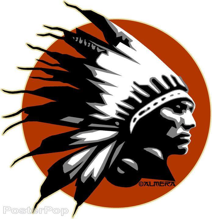 Comanche Logo - MAS84 Almera Comanche Chief Sticker