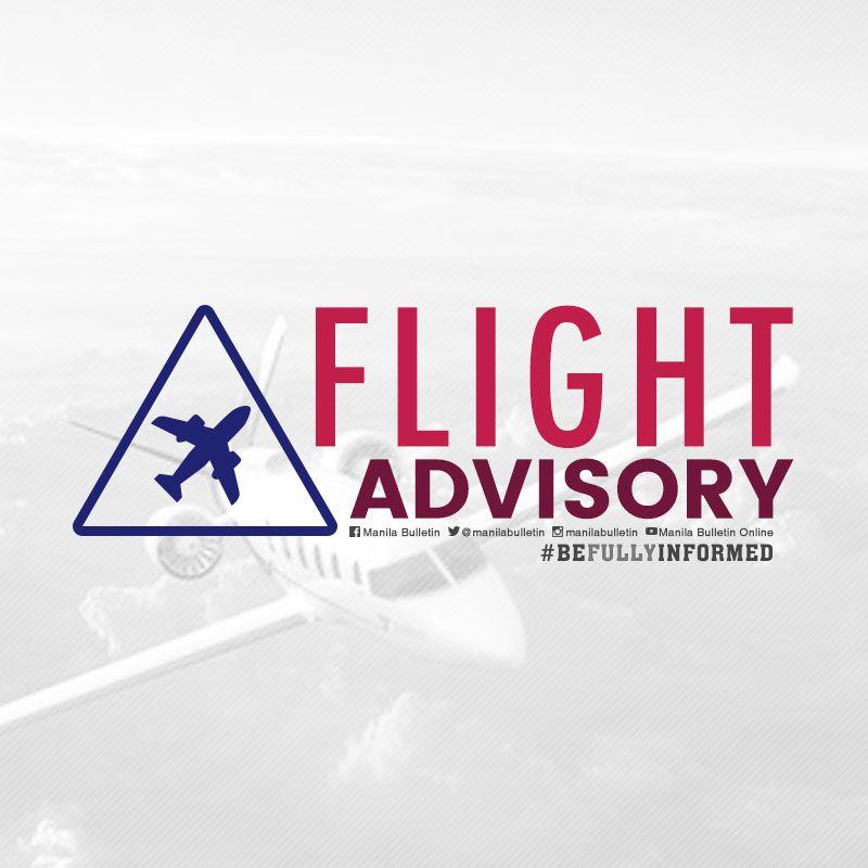 August Logo - ADVISORY) Cancelled flights due to bad weather (August 2019