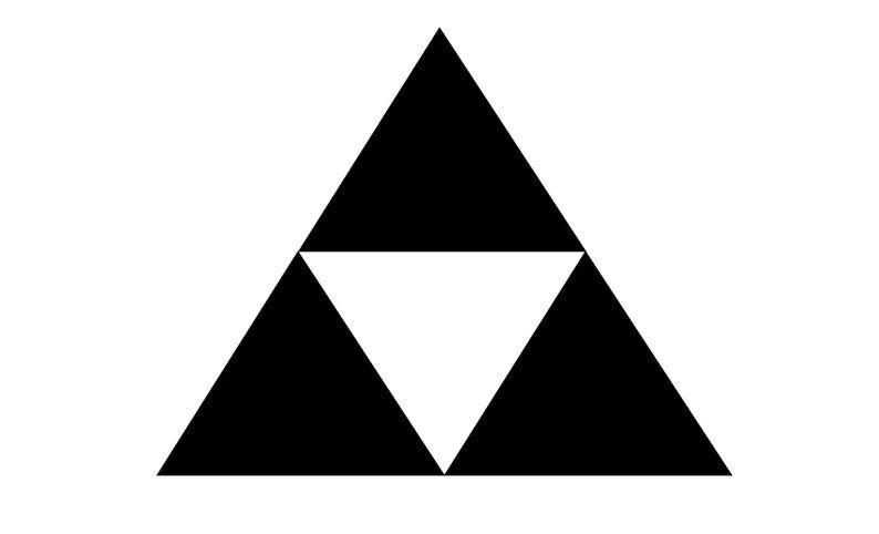 Triforce Logo - Triforce Logo Sticker | Etsy