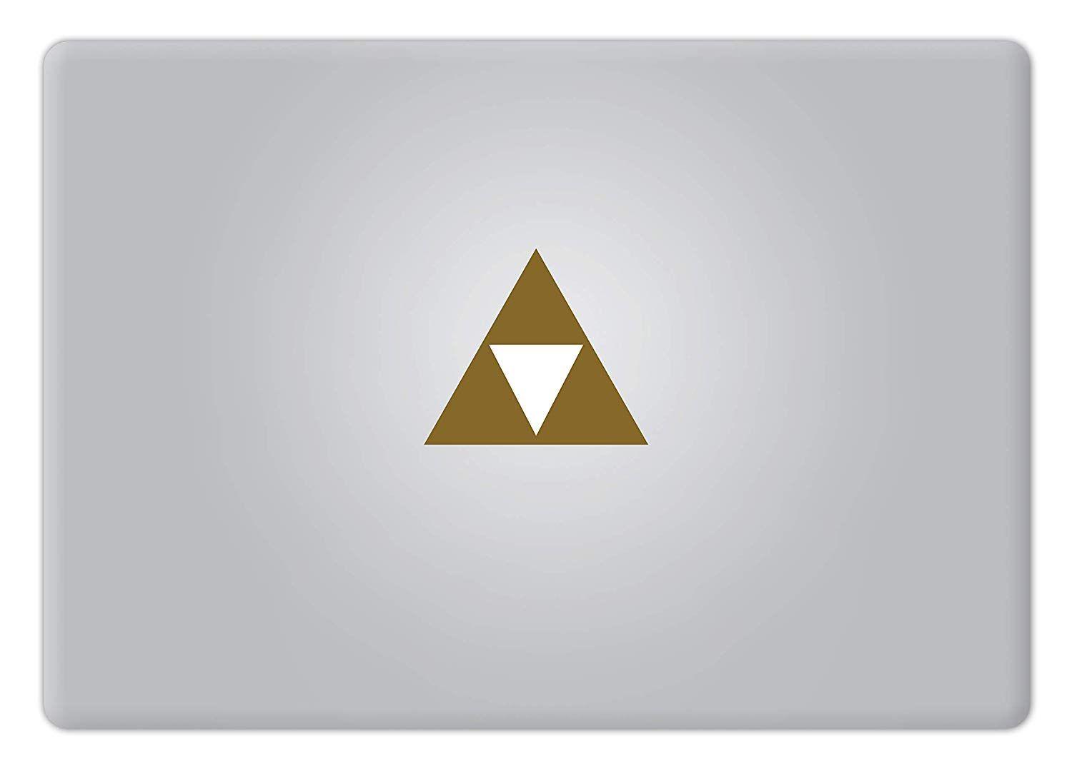 Triforce Logo - Amazon.com: Legend of Zelda TriForce Logo Small Macbook Decal Vinyl ...