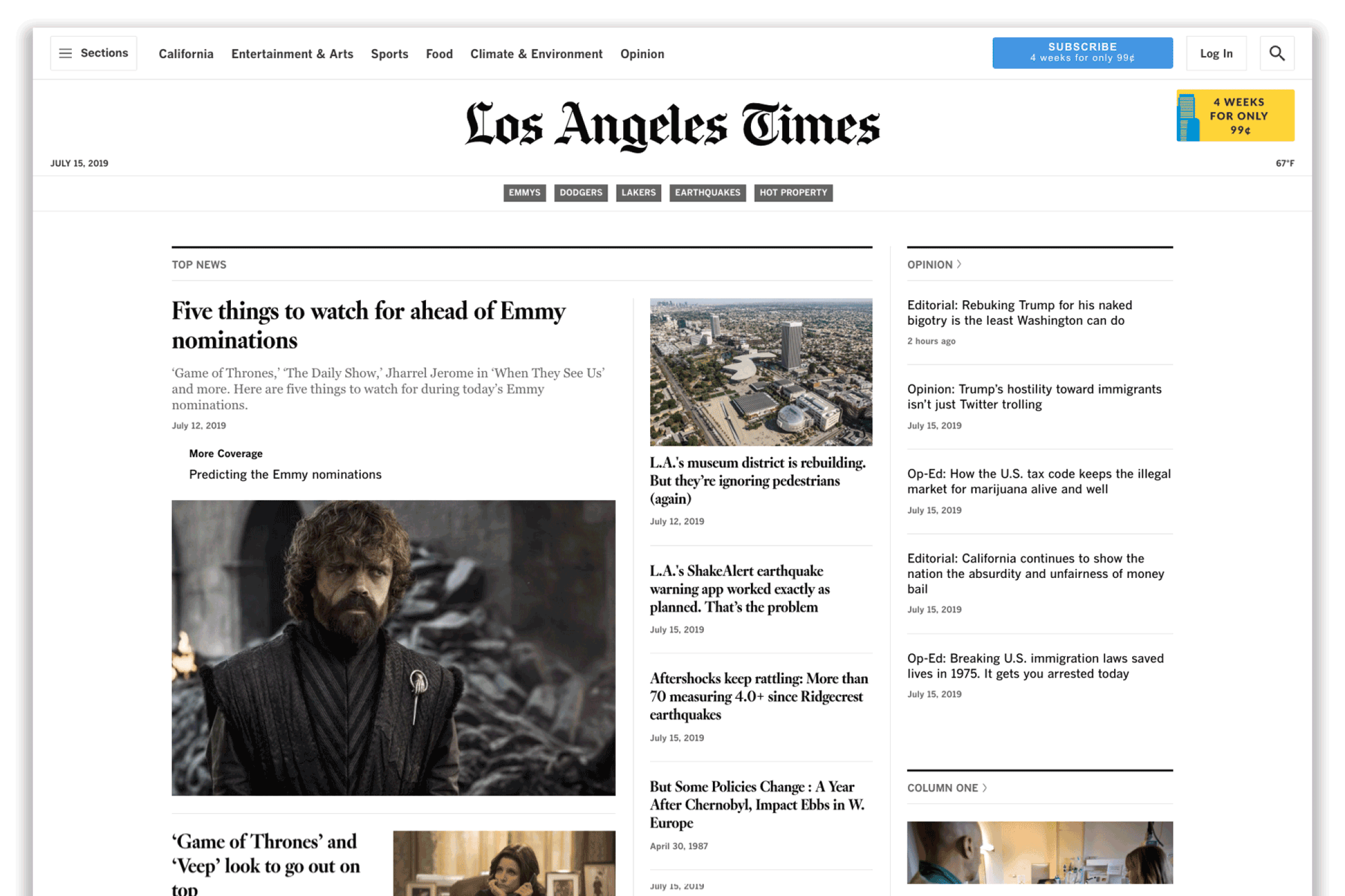 Latimes.com Logo - Introducing a new latimes.com powered by GrapheneCMS - Los Angeles Times