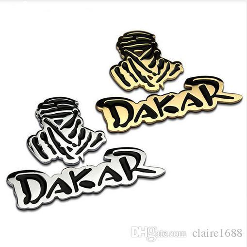 Dakar Logo - Auto Car 3D Emblem Chrome Sticker Decal Badge DAKAR Logo 2 colors 100%  Metal New Sport Racing Drift Motorsport Street Racing