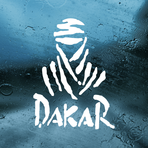 Dakar Logo - Simple color vinyl Paris Dakar Logo