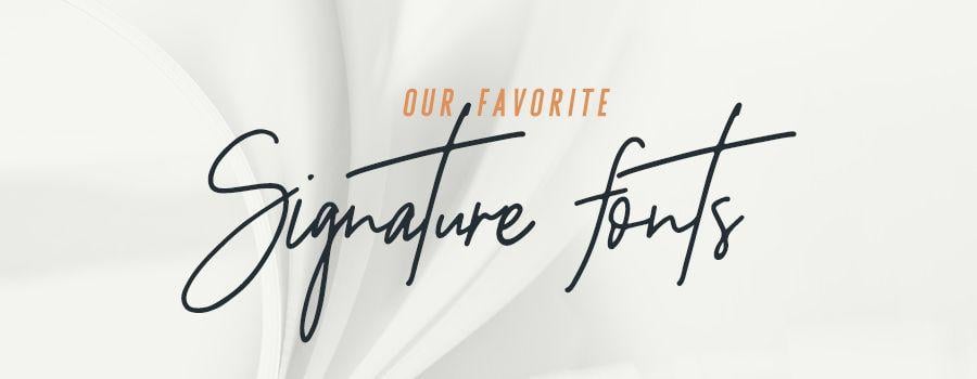 Handwriting Logo - 25 Free Signature Fonts for Logo Design | Colormelon