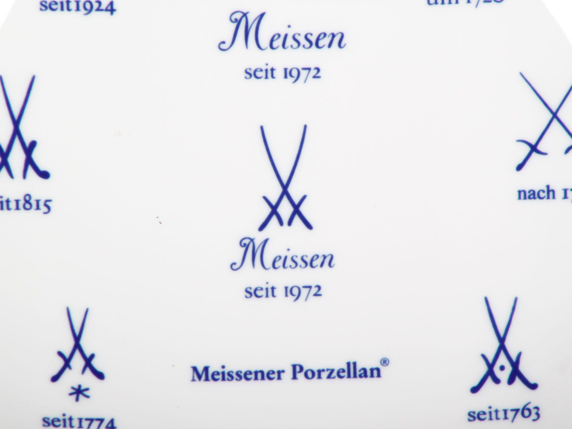 Meissen Logo - Meissen Wall Porcelain Plate