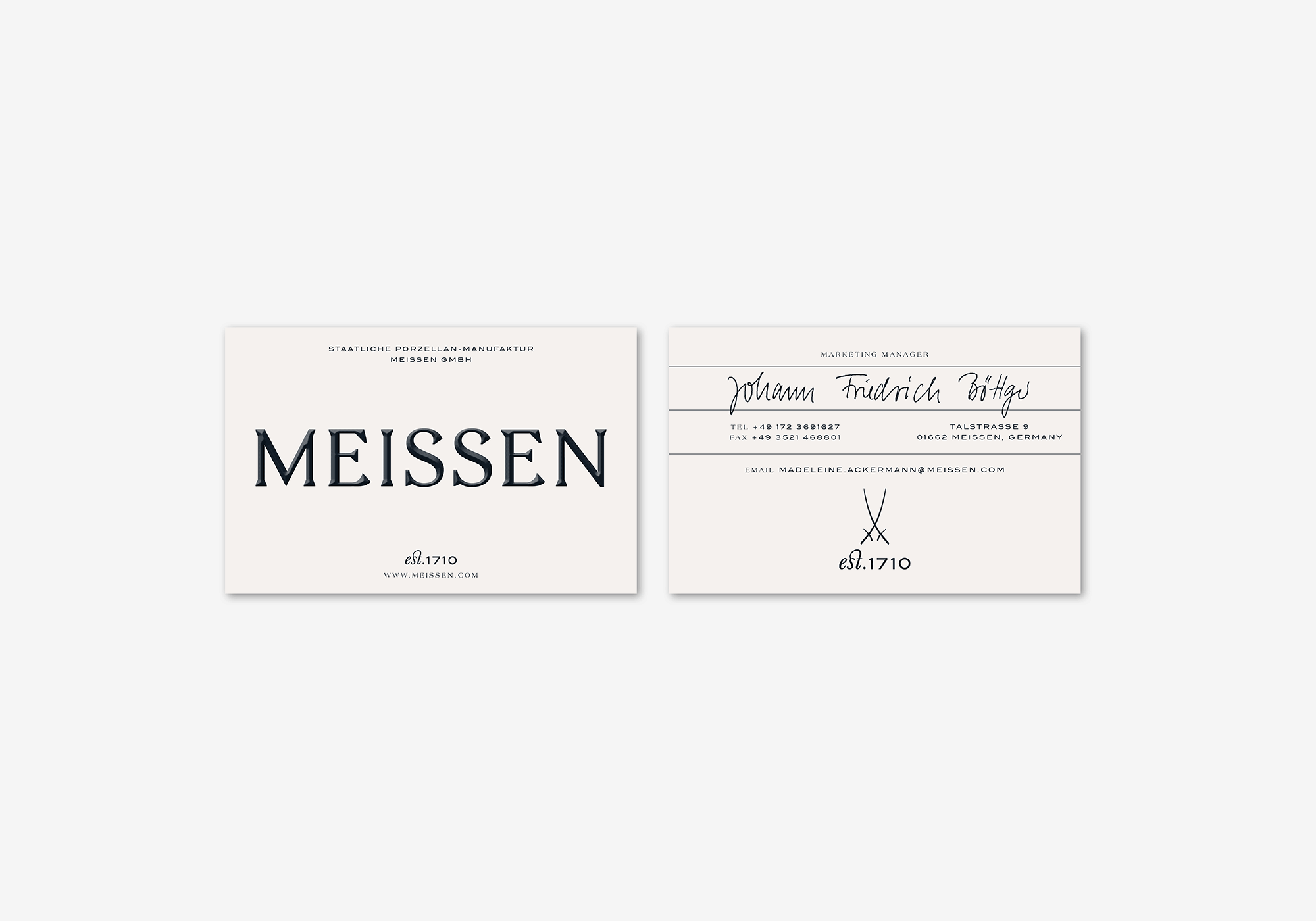 Meissen Logo - The Gaabs, Berlin design agency and creative consultancy