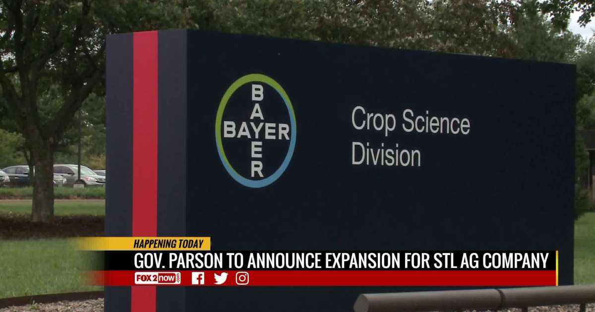Ktvi Logo - Governor Parson to announcemajor Bayer company expansion in St. Louis