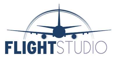 Flight Logo - Flight simulator experience in Cambridge | Flight Studio