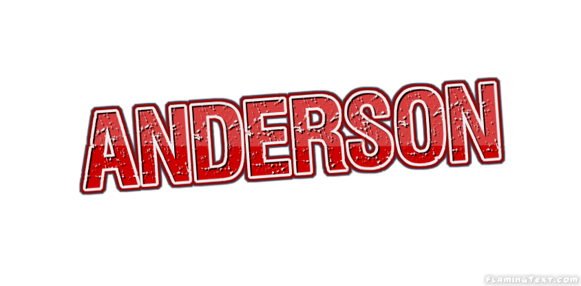 Anderson Logo - Anderson Logo. Free Name Design Tool from Flaming Text