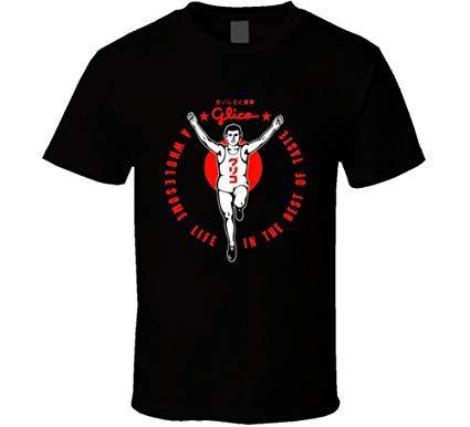 Glico Logo - Glico Running Man Japanese Candy Logo T Shirt | Amazon.com