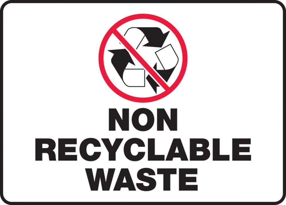 Non Recyclable Logo LogoDix