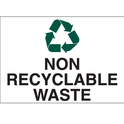 Non-Recyclable Logo - Recycling Labels Recyclable Waste