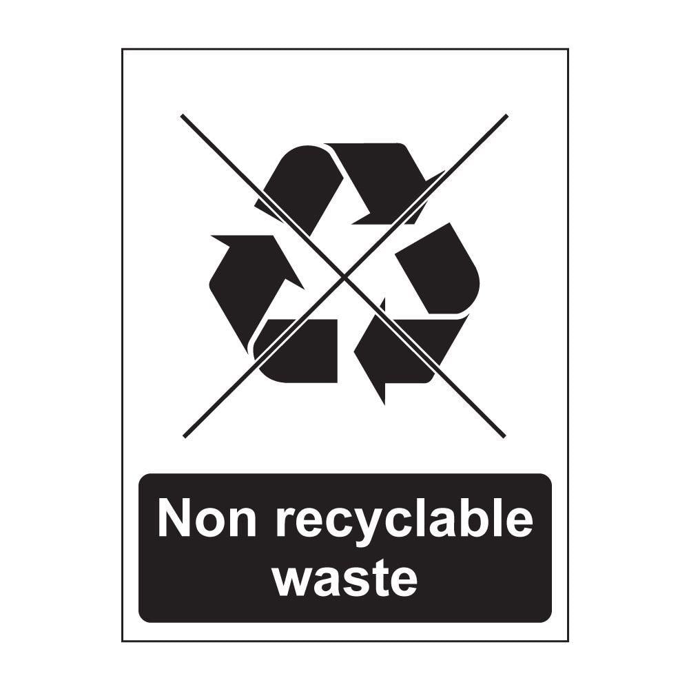 Non-Recyclable Logo - Non Recyclable Waste | Tiger Supplies