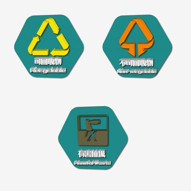 Non-Recyclable Logo - Garbage Logo, Recyclable Garbage, Non Recyclable Garbage, Hazardous ...