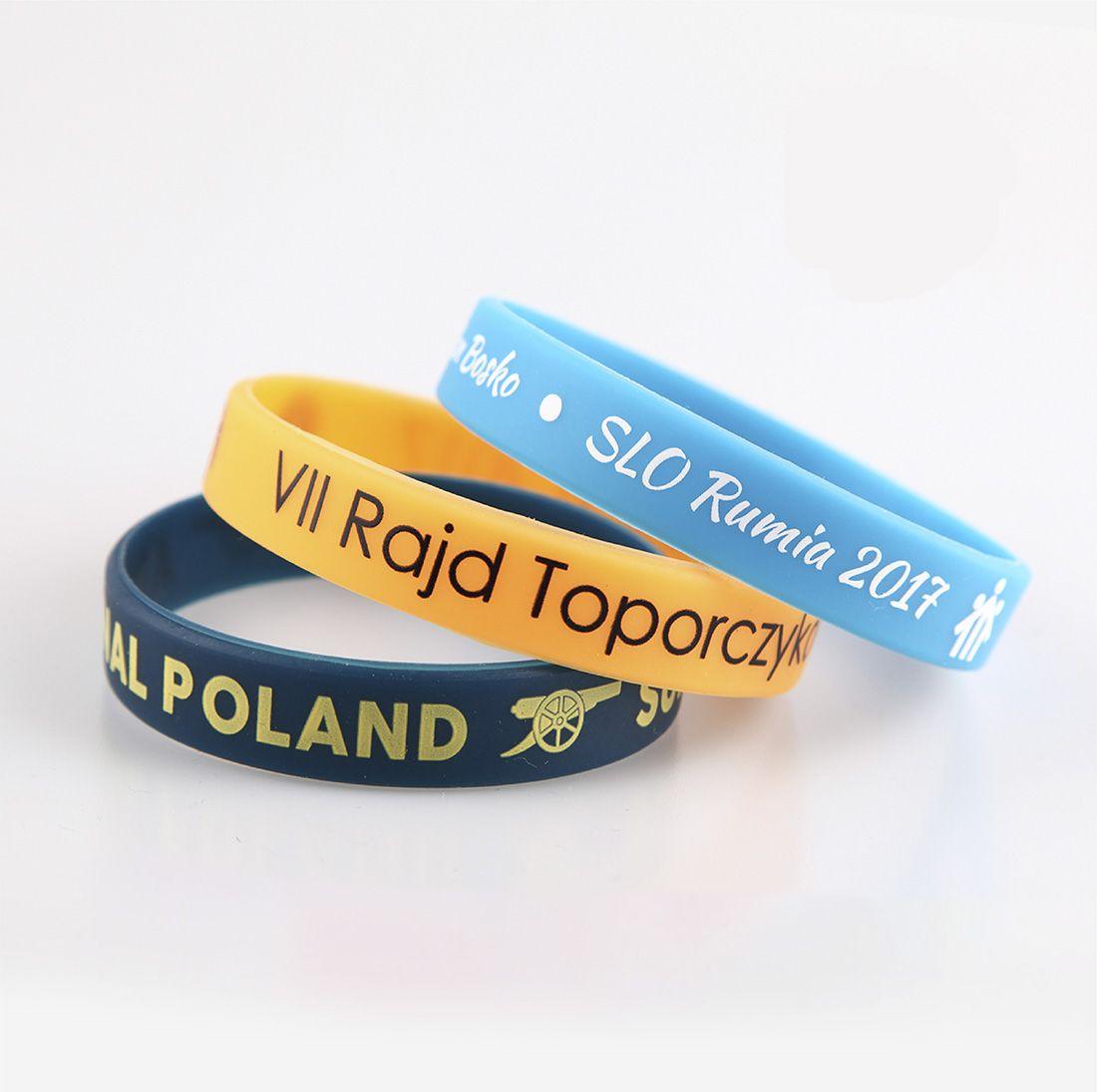 Silicone Logo - Custom Silicone wristbands with your logo in 7 days | Instock colours