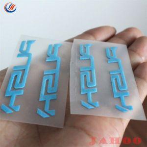 Silicone Logo - Custom 3D Logo Rubber Silicone Heat Transfer on Vinyl for Clothing Label