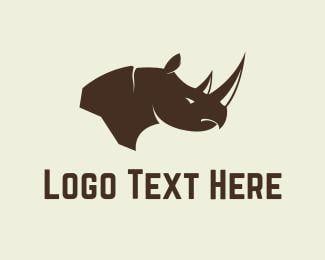 Rhino Logo - Brown Rhino Logo