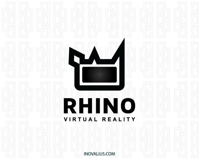 Rhinoceros Logo - Rhino Virtual Reality Logo For Sale