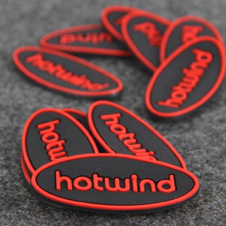 Silicone Logo - China Brand Patch 2D Text Silicone Rubber Label Factory ...
