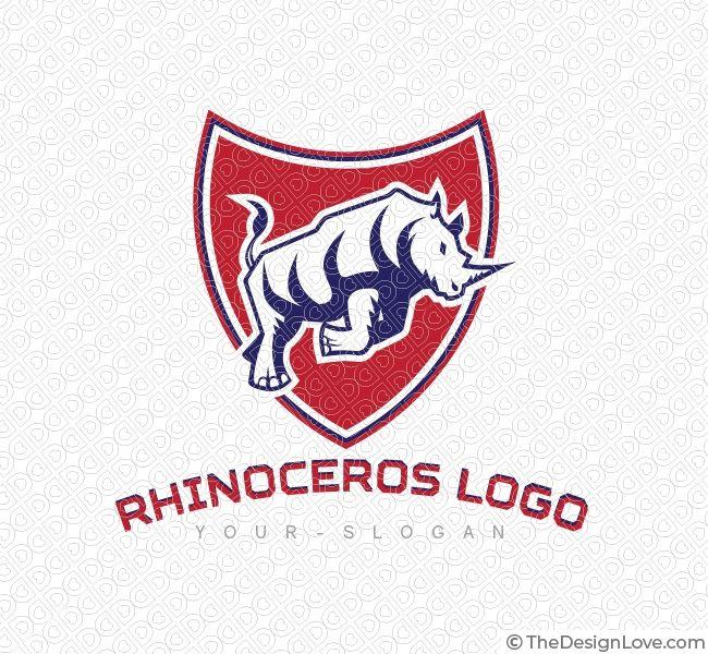 Rhinoceros Logo - Rhino Shield Logo & Business Card Template