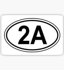 2A Logo - 2a Design & Illustration Stickers | Redbubble