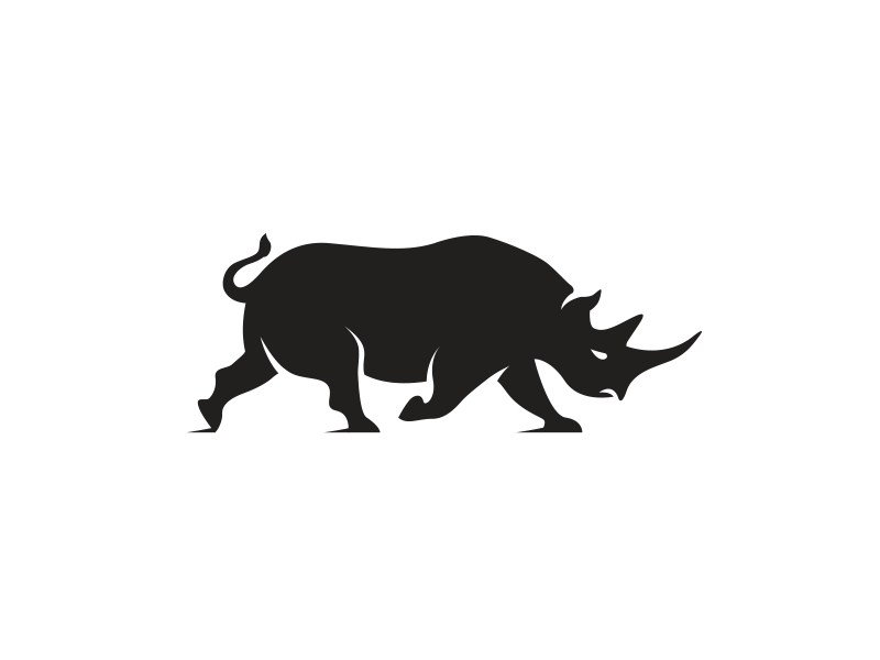 Rhinoceros Logo - Rhino Logo by Derek Kimball on Dribbble