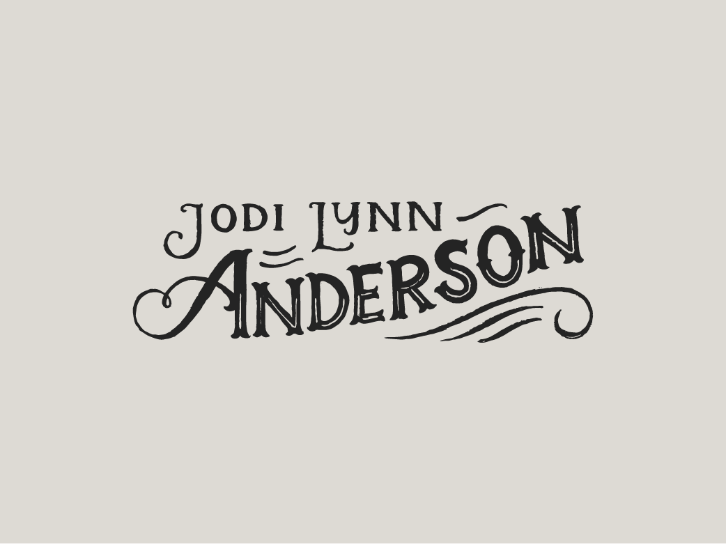 Anderson Logo - Hand-lettered logo for author Jodi Lynn Anderson by Fabiana Di Maso ...