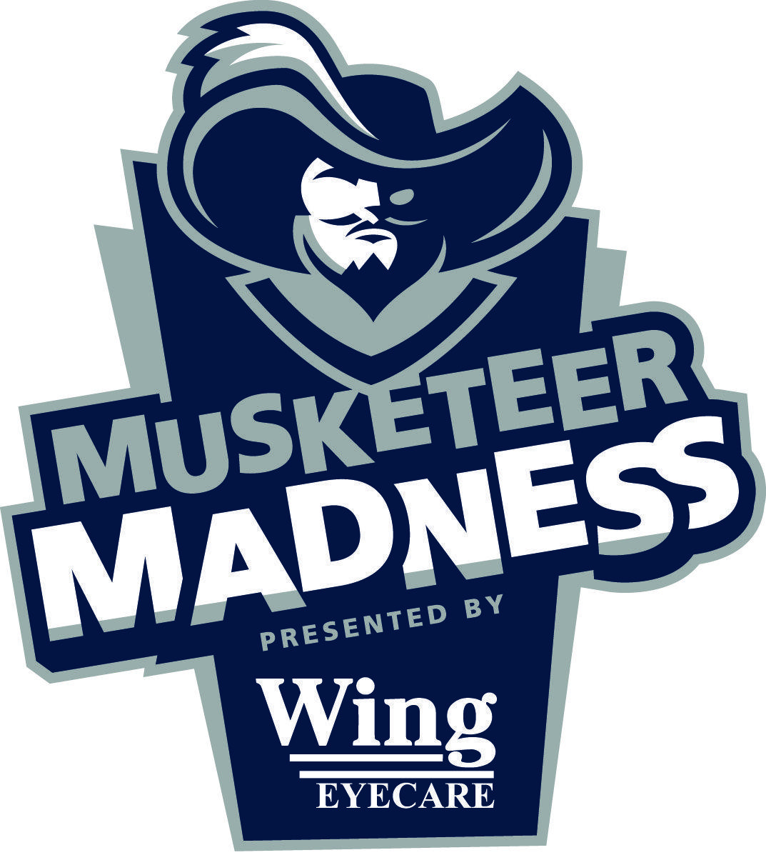 Madness Logo - Musketeer Madness presented by Wing Eyecare - Xavier University ...