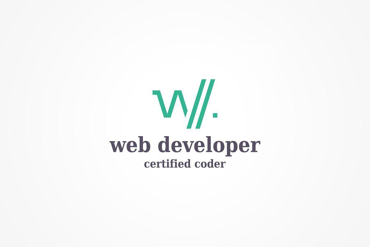 Developers Logo - Web Developer Logo Template