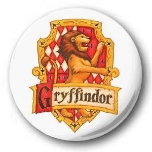 Gryffindor Logo - Details about GRYFFINDOR LOGO -1 inch / 25mm Button Badge- Harry Potter  Hogwarts Slytherin