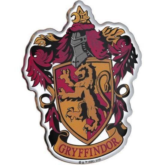 Gryffindor Logo - FREE SHIPPING Potter GRYFFINDOR CREST PREMIUM Chrome Logo Sticker Decal 0793052123963