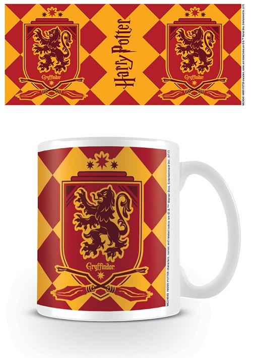Gryffindor Logo - Details about Harry Potter Gryffindor Crest Logo Hogwarts Spells Boxed Gift  Mug Cup Official